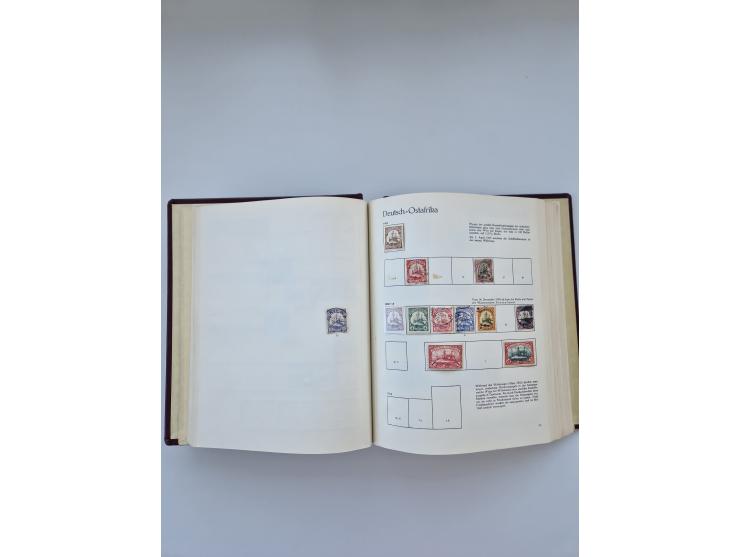 1849/1989, meist gestempelte und teils ungebrauchte Sammlung in sieben “Sprechendes Behrens” Alben, ab Altdeutschland, Koloni