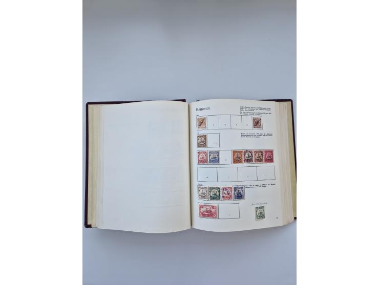 1849/1989, meist gestempelte und teils ungebrauchte Sammlung in sieben “Sprechendes Behrens” Alben, ab Altdeutschland, Koloni