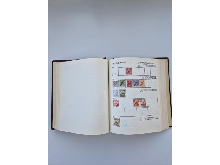 1849/1989, meist gestempelte und teils ungebrauchte Sammlung in sieben “Sprechendes Behrens” Alben, ab Altdeutschland, Koloni