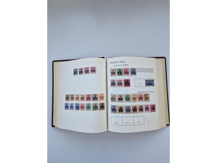 1849/1989, meist gestempelte und teils ungebrauchte Sammlung in sieben “Sprechendes Behrens” Alben, ab Altdeutschland, Koloni