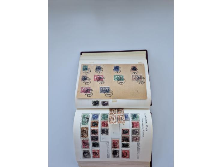 1849/1989, meist gestempelte und teils ungebrauchte Sammlung in sieben “Sprechendes Behrens” Alben, ab Altdeutschland, Koloni