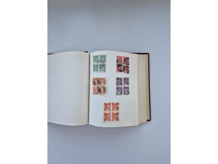 1849/1989, meist gestempelte und teils ungebrauchte Sammlung in sieben “Sprechendes Behrens” Alben, ab Altdeutschland, Koloni