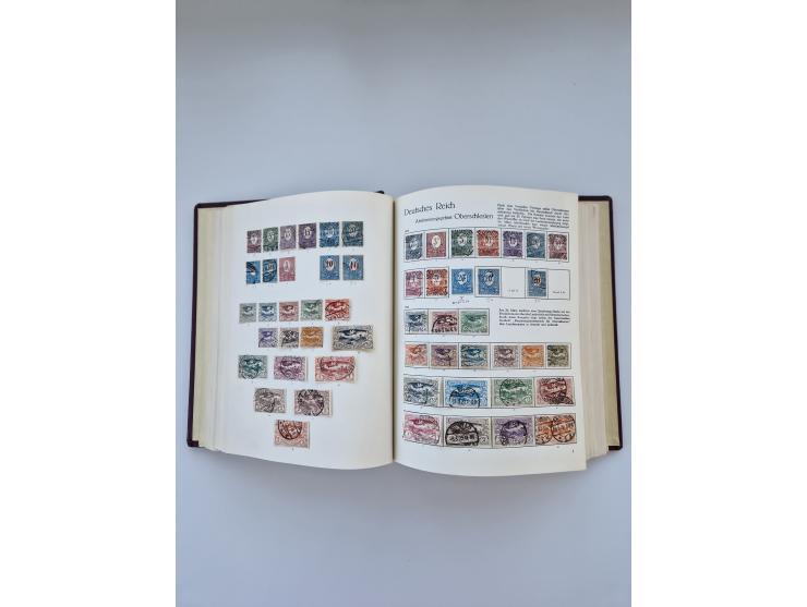 1849/1989, meist gestempelte und teils ungebrauchte Sammlung in sieben “Sprechendes Behrens” Alben, ab Altdeutschland, Koloni