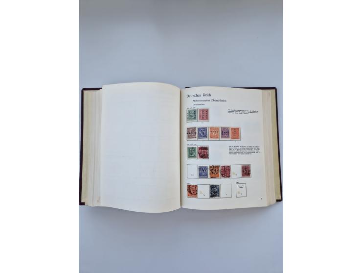 1849/1989, meist gestempelte und teils ungebrauchte Sammlung in sieben “Sprechendes Behrens” Alben, ab Altdeutschland, Koloni