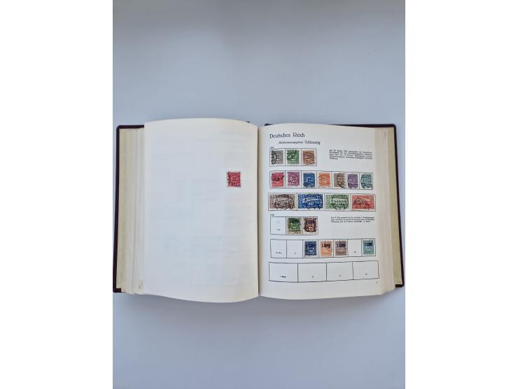 1849/1989, meist gestempelte und teils ungebrauchte Sammlung in sieben “Sprechendes Behrens” Alben, ab Altdeutschland, Koloni