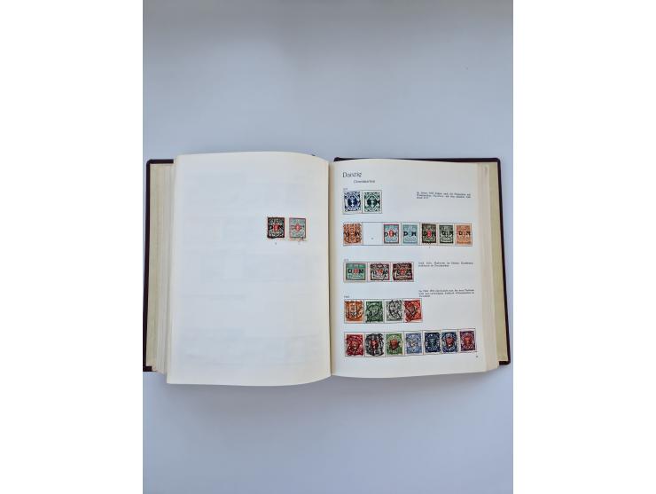 1849/1989, meist gestempelte und teils ungebrauchte Sammlung in sieben “Sprechendes Behrens” Alben, ab Altdeutschland, Koloni