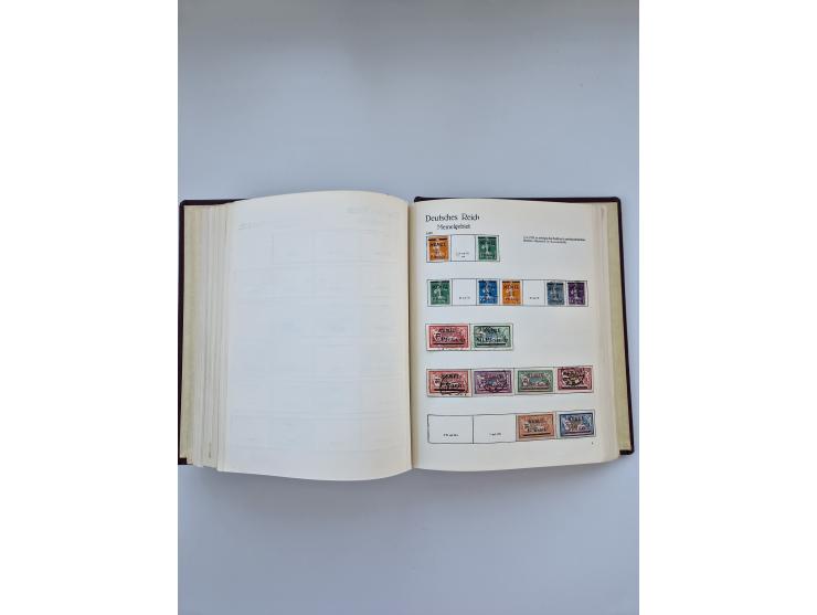 1849/1989, meist gestempelte und teils ungebrauchte Sammlung in sieben “Sprechendes Behrens” Alben, ab Altdeutschland, Koloni