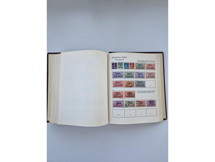 1849/1989, meist gestempelte und teils ungebrauchte Sammlung in sieben “Sprechendes Behrens” Alben, ab Altdeutschland, Koloni