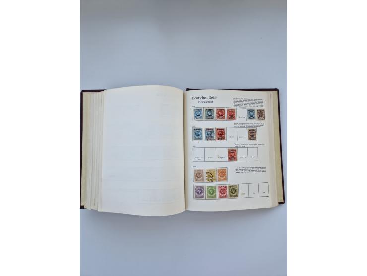 1849/1989, meist gestempelte und teils ungebrauchte Sammlung in sieben “Sprechendes Behrens” Alben, ab Altdeutschland, Koloni