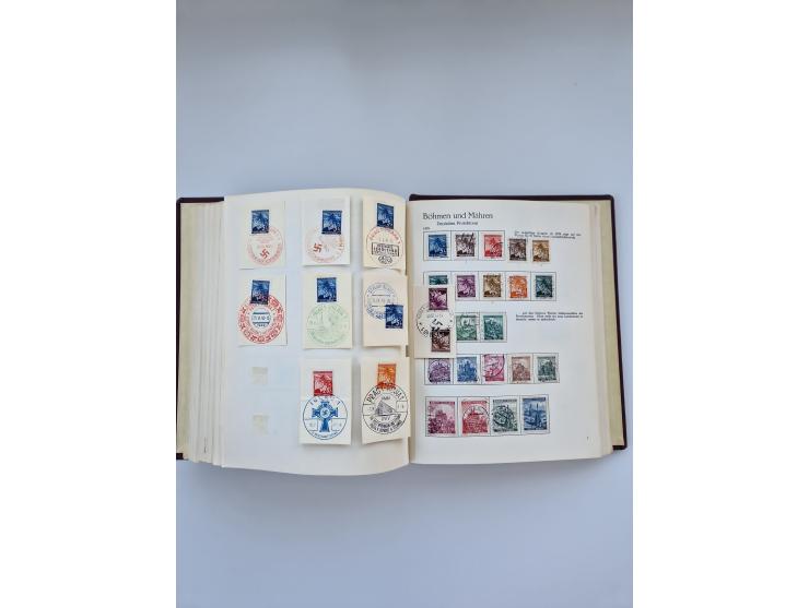 1849/1989, meist gestempelte und teils ungebrauchte Sammlung in sieben “Sprechendes Behrens” Alben, ab Altdeutschland, Koloni