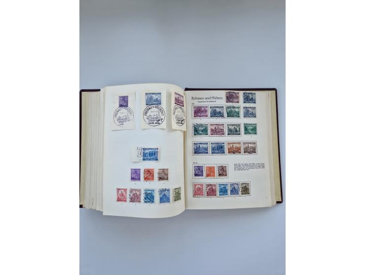 1849/1989, meist gestempelte und teils ungebrauchte Sammlung in sieben “Sprechendes Behrens” Alben, ab Altdeutschland, Koloni