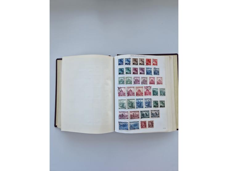 1849/1989, meist gestempelte und teils ungebrauchte Sammlung in sieben “Sprechendes Behrens” Alben, ab Altdeutschland, Koloni