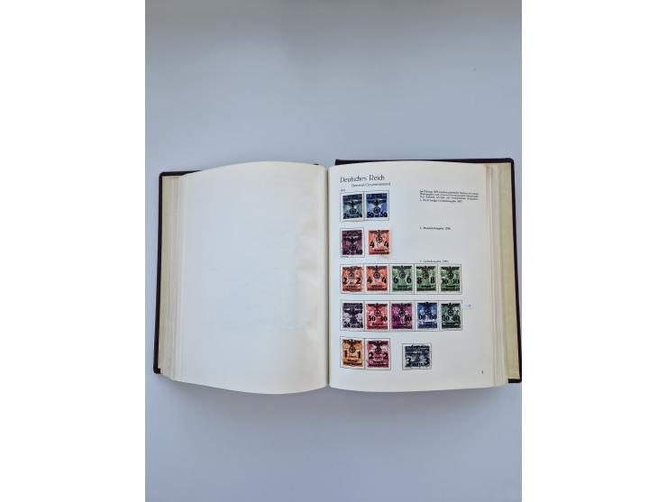 1849/1989, meist gestempelte und teils ungebrauchte Sammlung in sieben “Sprechendes Behrens” Alben, ab Altdeutschland, Koloni