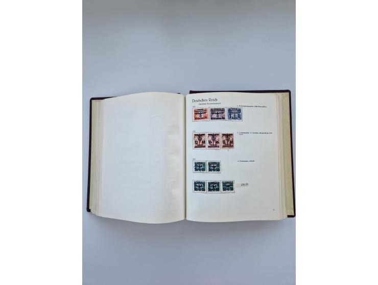 1849/1989, meist gestempelte und teils ungebrauchte Sammlung in sieben “Sprechendes Behrens” Alben, ab Altdeutschland, Koloni