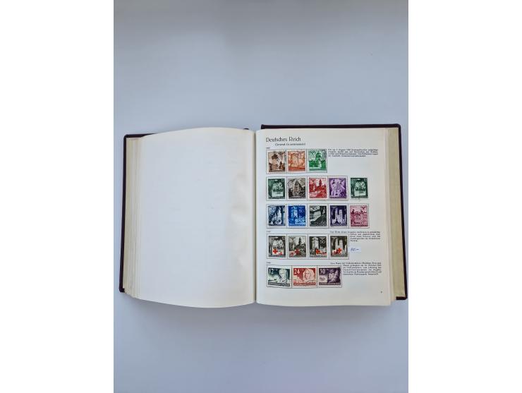 1849/1989, meist gestempelte und teils ungebrauchte Sammlung in sieben “Sprechendes Behrens” Alben, ab Altdeutschland, Koloni