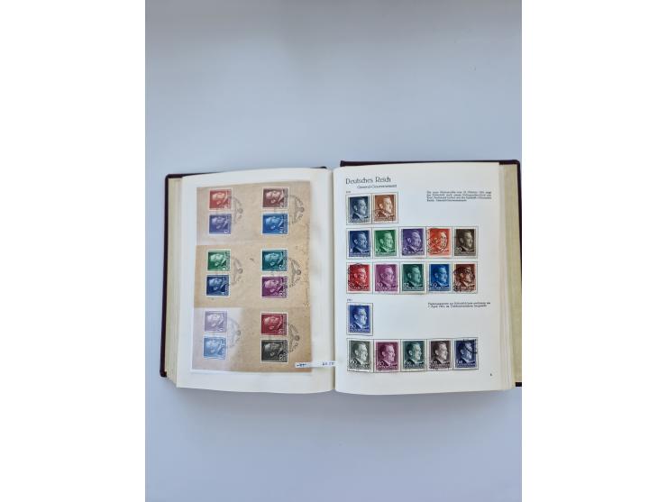 1849/1989, meist gestempelte und teils ungebrauchte Sammlung in sieben “Sprechendes Behrens” Alben, ab Altdeutschland, Koloni