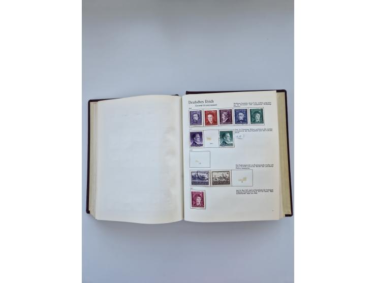 1849/1989, meist gestempelte und teils ungebrauchte Sammlung in sieben “Sprechendes Behrens” Alben, ab Altdeutschland, Koloni