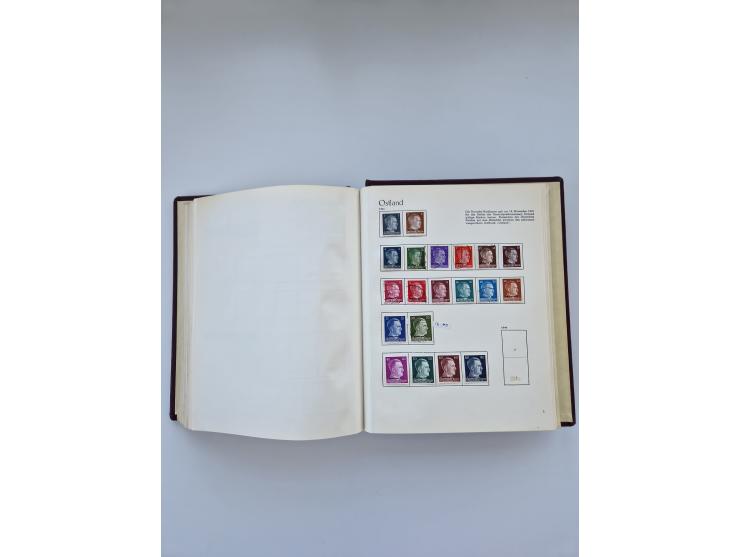 1849/1989, meist gestempelte und teils ungebrauchte Sammlung in sieben “Sprechendes Behrens” Alben, ab Altdeutschland, Koloni