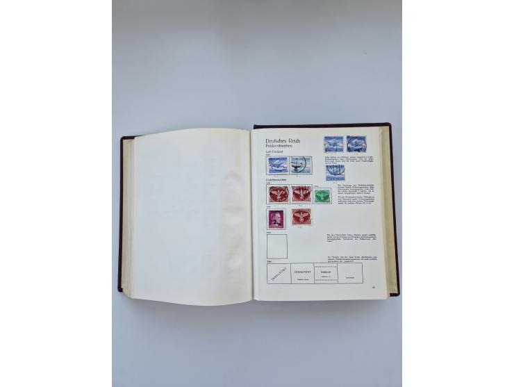 1849/1989, meist gestempelte und teils ungebrauchte Sammlung in sieben “Sprechendes Behrens” Alben, ab Altdeutschland, Koloni