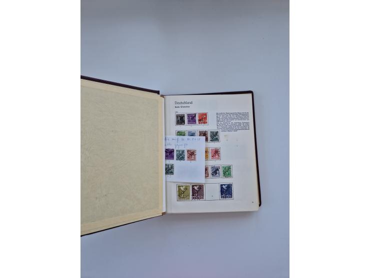 1849/1989, meist gestempelte und teils ungebrauchte Sammlung in sieben “Sprechendes Behrens” Alben, ab Altdeutschland, Koloni