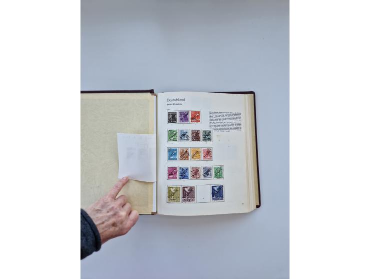 1849/1989, meist gestempelte und teils ungebrauchte Sammlung in sieben “Sprechendes Behrens” Alben, ab Altdeutschland, Koloni