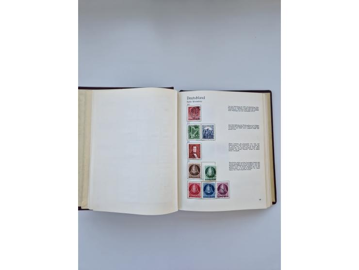 1849/1989, meist gestempelte und teils ungebrauchte Sammlung in sieben “Sprechendes Behrens” Alben, ab Altdeutschland, Koloni