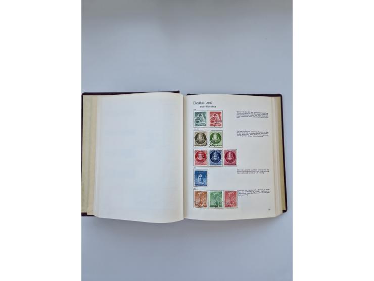 1849/1989, meist gestempelte und teils ungebrauchte Sammlung in sieben “Sprechendes Behrens” Alben, ab Altdeutschland, Koloni