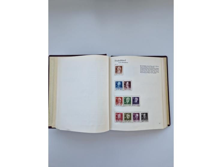 1849/1989, meist gestempelte und teils ungebrauchte Sammlung in sieben “Sprechendes Behrens” Alben, ab Altdeutschland, Koloni