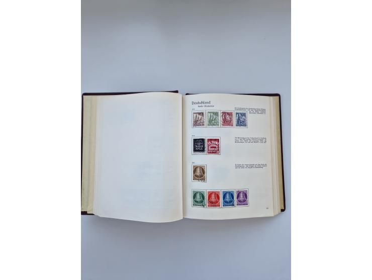 1849/1989, meist gestempelte und teils ungebrauchte Sammlung in sieben “Sprechendes Behrens” Alben, ab Altdeutschland, Koloni