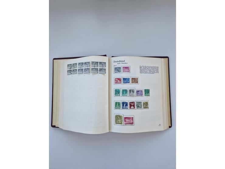 1849/1989, meist gestempelte und teils ungebrauchte Sammlung in sieben “Sprechendes Behrens” Alben, ab Altdeutschland, Koloni