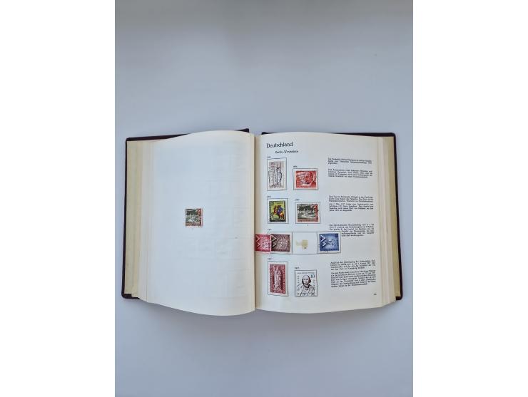 1849/1989, meist gestempelte und teils ungebrauchte Sammlung in sieben “Sprechendes Behrens” Alben, ab Altdeutschland, Koloni