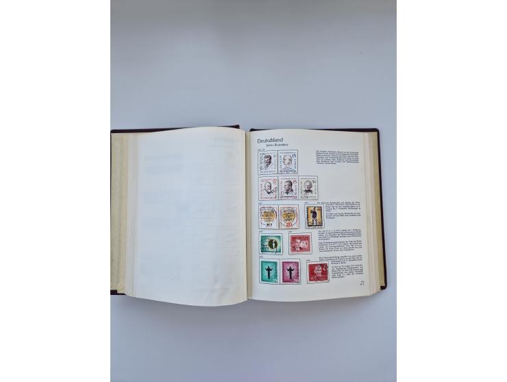 1849/1989, meist gestempelte und teils ungebrauchte Sammlung in sieben “Sprechendes Behrens” Alben, ab Altdeutschland, Koloni