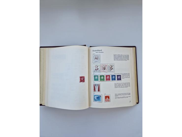 1849/1989, meist gestempelte und teils ungebrauchte Sammlung in sieben “Sprechendes Behrens” Alben, ab Altdeutschland, Koloni