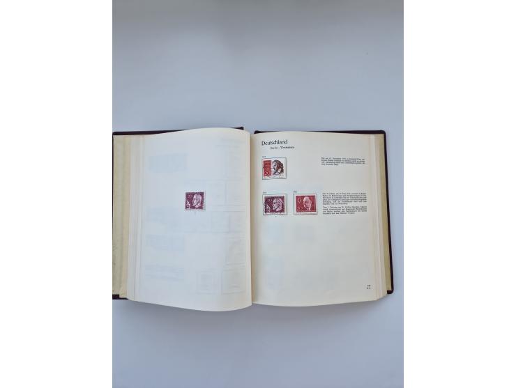 1849/1989, meist gestempelte und teils ungebrauchte Sammlung in sieben “Sprechendes Behrens” Alben, ab Altdeutschland, Koloni