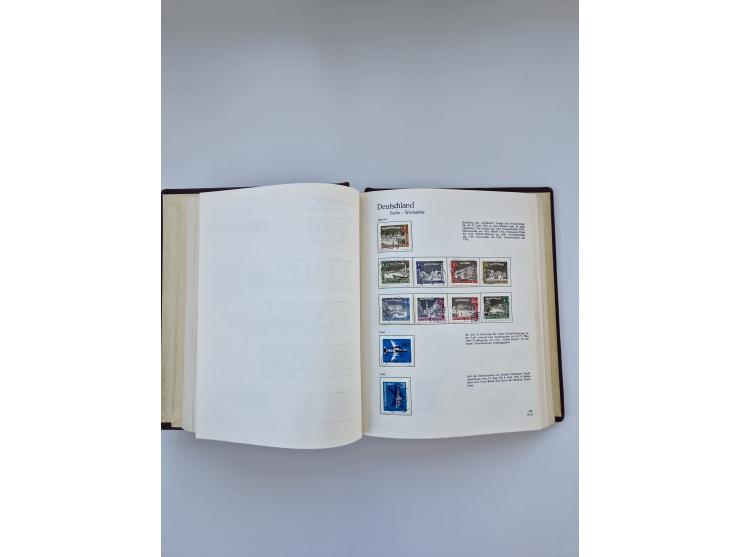 1849/1989, meist gestempelte und teils ungebrauchte Sammlung in sieben “Sprechendes Behrens” Alben, ab Altdeutschland, Koloni