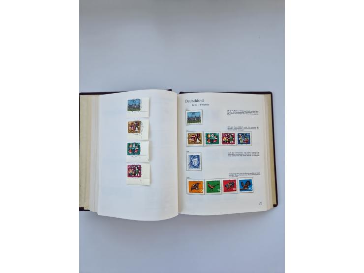 1849/1989, meist gestempelte und teils ungebrauchte Sammlung in sieben “Sprechendes Behrens” Alben, ab Altdeutschland, Koloni