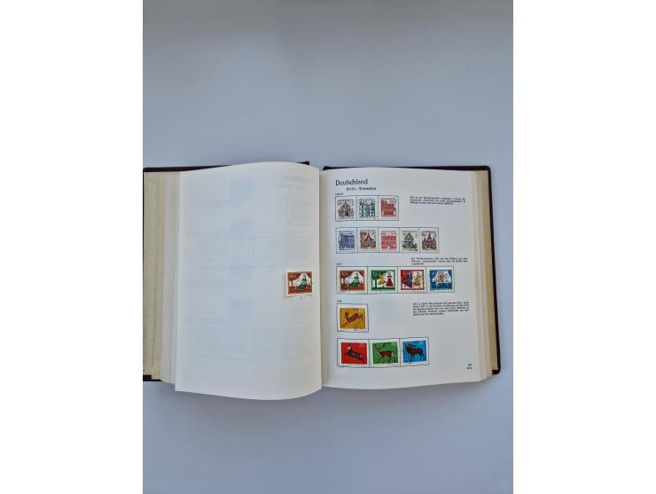 1849/1989, meist gestempelte und teils ungebrauchte Sammlung in sieben “Sprechendes Behrens” Alben, ab Altdeutschland, Koloni