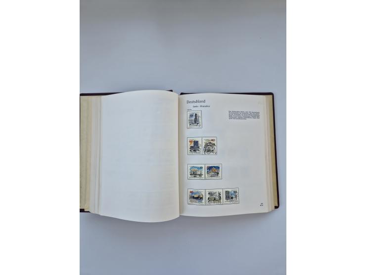 1849/1989, meist gestempelte und teils ungebrauchte Sammlung in sieben “Sprechendes Behrens” Alben, ab Altdeutschland, Koloni