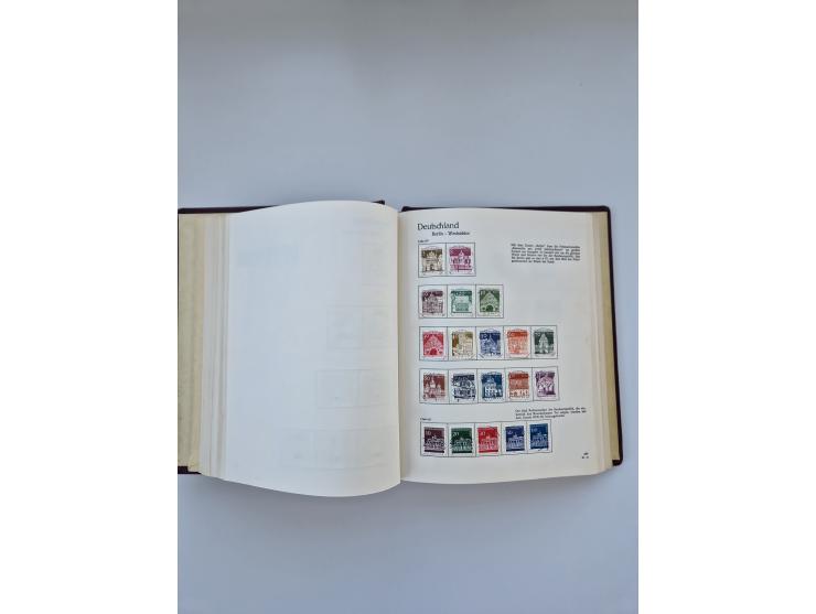 1849/1989, meist gestempelte und teils ungebrauchte Sammlung in sieben “Sprechendes Behrens” Alben, ab Altdeutschland, Koloni