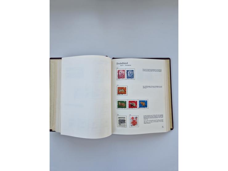 1849/1989, meist gestempelte und teils ungebrauchte Sammlung in sieben “Sprechendes Behrens” Alben, ab Altdeutschland, Koloni