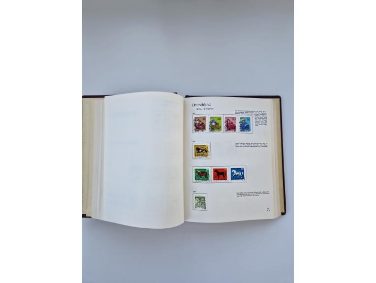 1849/1989, meist gestempelte und teils ungebrauchte Sammlung in sieben “Sprechendes Behrens” Alben, ab Altdeutschland, Koloni