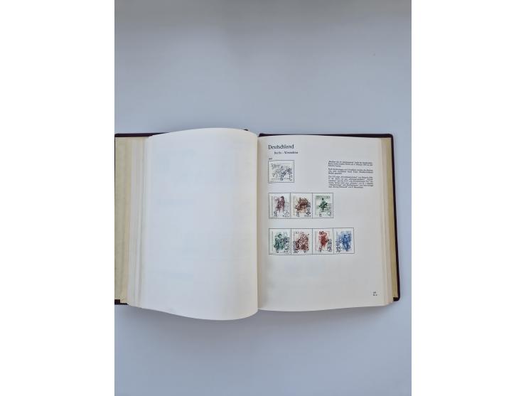 1849/1989, meist gestempelte und teils ungebrauchte Sammlung in sieben “Sprechendes Behrens” Alben, ab Altdeutschland, Koloni