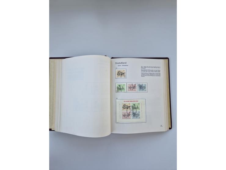 1849/1989, meist gestempelte und teils ungebrauchte Sammlung in sieben “Sprechendes Behrens” Alben, ab Altdeutschland, Koloni