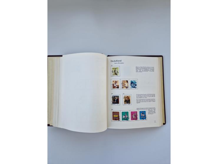 1849/1989, meist gestempelte und teils ungebrauchte Sammlung in sieben “Sprechendes Behrens” Alben, ab Altdeutschland, Koloni