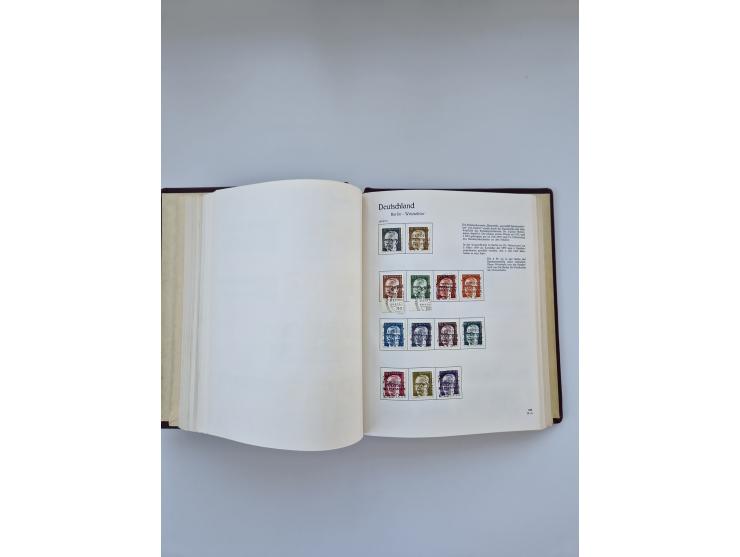 1849/1989, meist gestempelte und teils ungebrauchte Sammlung in sieben “Sprechendes Behrens” Alben, ab Altdeutschland, Koloni
