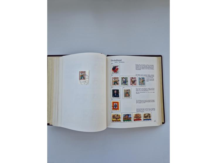 1849/1989, meist gestempelte und teils ungebrauchte Sammlung in sieben “Sprechendes Behrens” Alben, ab Altdeutschland, Koloni