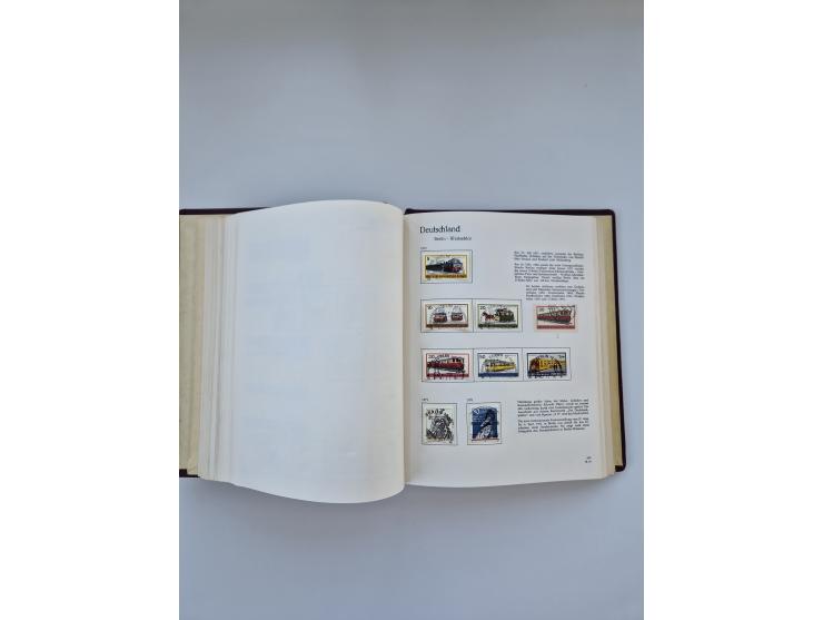 1849/1989, meist gestempelte und teils ungebrauchte Sammlung in sieben “Sprechendes Behrens” Alben, ab Altdeutschland, Koloni