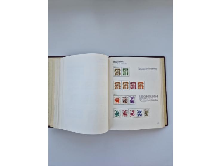 1849/1989, meist gestempelte und teils ungebrauchte Sammlung in sieben “Sprechendes Behrens” Alben, ab Altdeutschland, Koloni