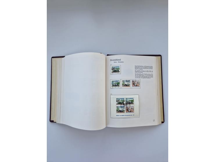 1849/1989, meist gestempelte und teils ungebrauchte Sammlung in sieben “Sprechendes Behrens” Alben, ab Altdeutschland, Koloni