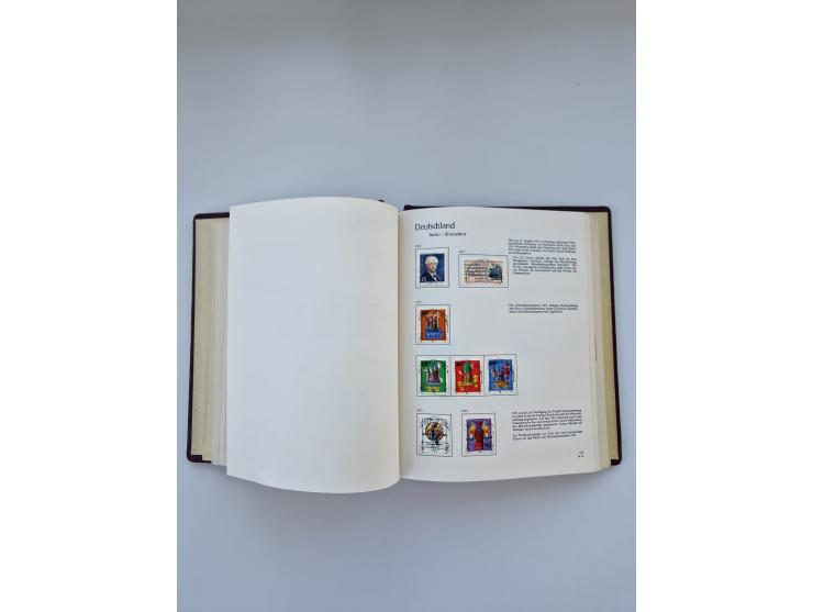 1849/1989, meist gestempelte und teils ungebrauchte Sammlung in sieben “Sprechendes Behrens” Alben, ab Altdeutschland, Koloni